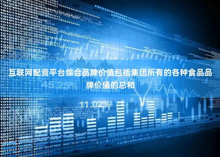 互联网配资平台综合品牌价值包括集团所有的各种食品品牌价值的总和